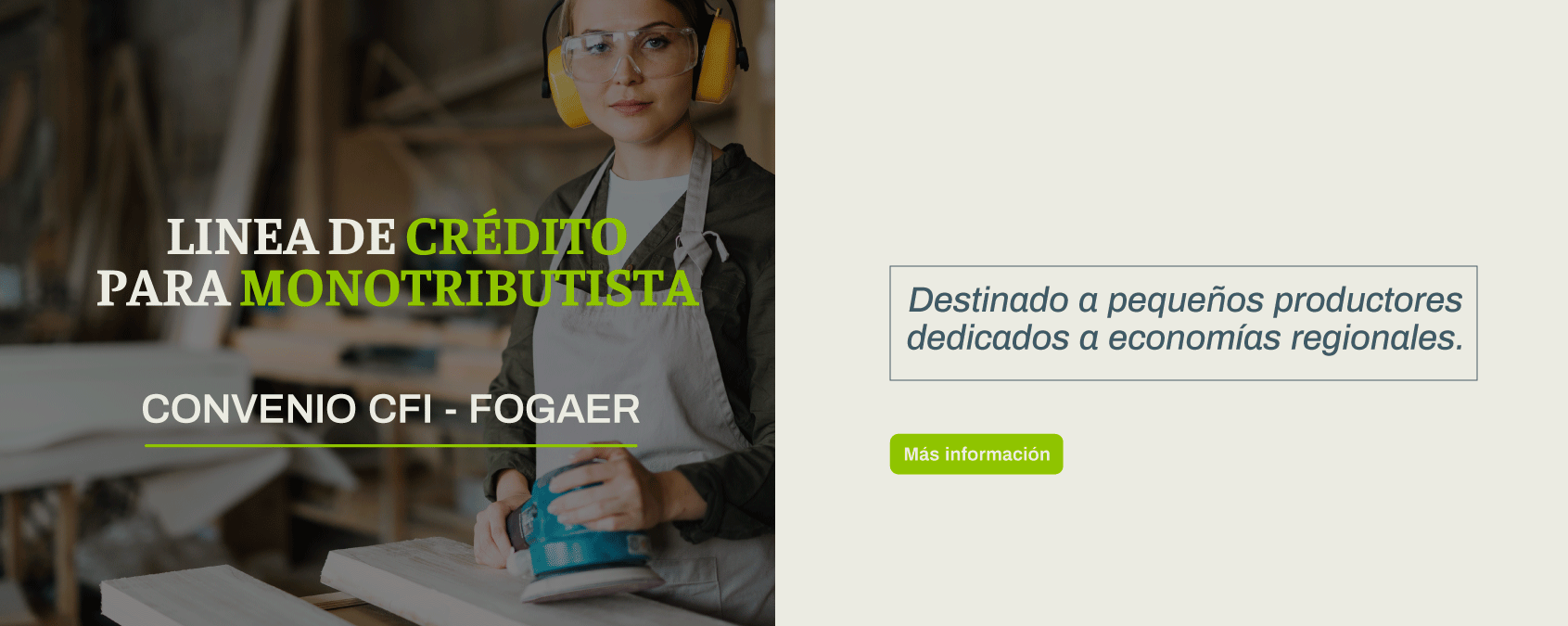 Creditos monotributistas