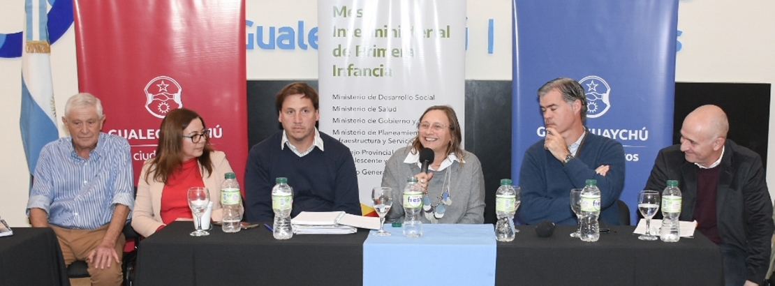 El gobierno provincial articula estrategias de primera infancia en el departamento Gualeguaychú