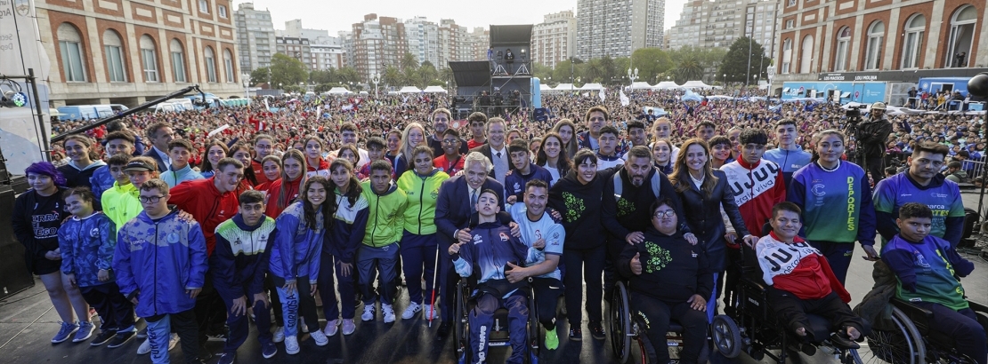 Entre Ríos participó de la inauguración de los Juegos Nacionales Evita 2022 en Mar del Plata