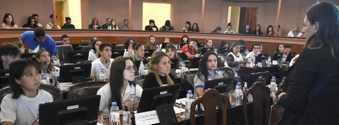 Jóvenes de toda la provincia reflexionaron sobre la Ley de Centros de Estudiantes
