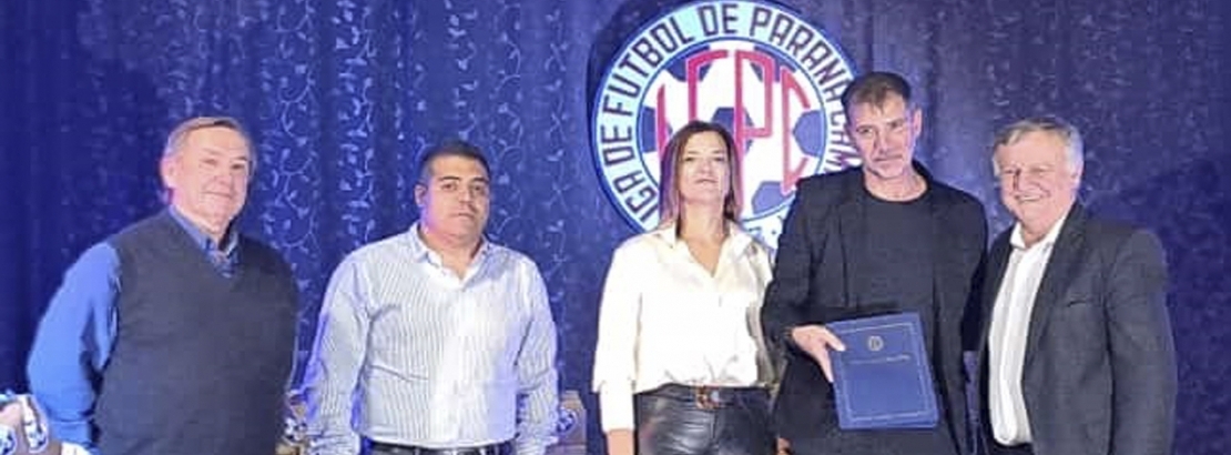 El gobierno acompañó el 70° aniversario de la Liga de Fútbol de Paraná Campaña