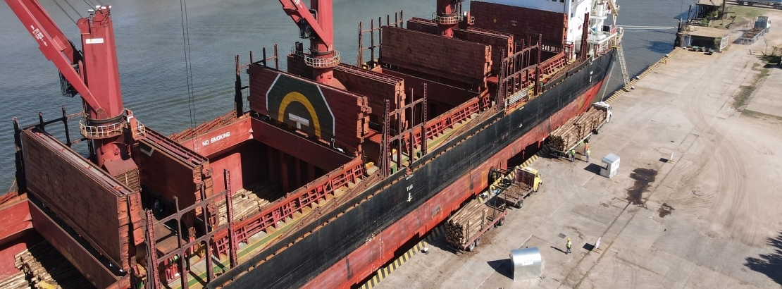 Los puertos entrerrianos ya suman más de un millón y medio de toneladas exportadas