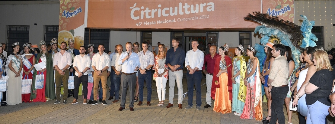 Bordet y Cresto participaron del lanzamiento de la 45ª Fiesta Nacional de la Citricultura