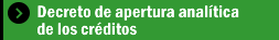 Decreto de Apertura Analtica de los Crditos