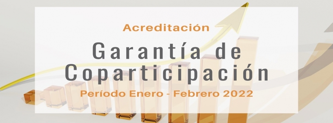 Acreditacin del 100% de la Garanta de Coparticipacin Nacional y Provincial - Perodo ENERO - FEBRERO 2022