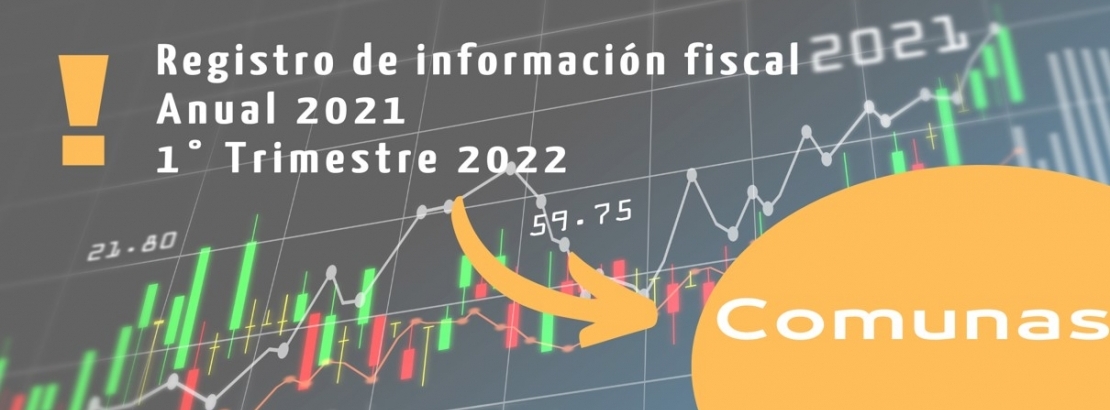 Imagen de Registro de la Información Fiscal COMUNAL - Anual 2021 y 1° Trimestre 2022