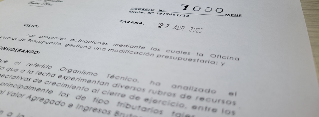 Imagen de Decreto N1090/23 - Ampliacin presupuestaria 2023 - Municipios y Comunas