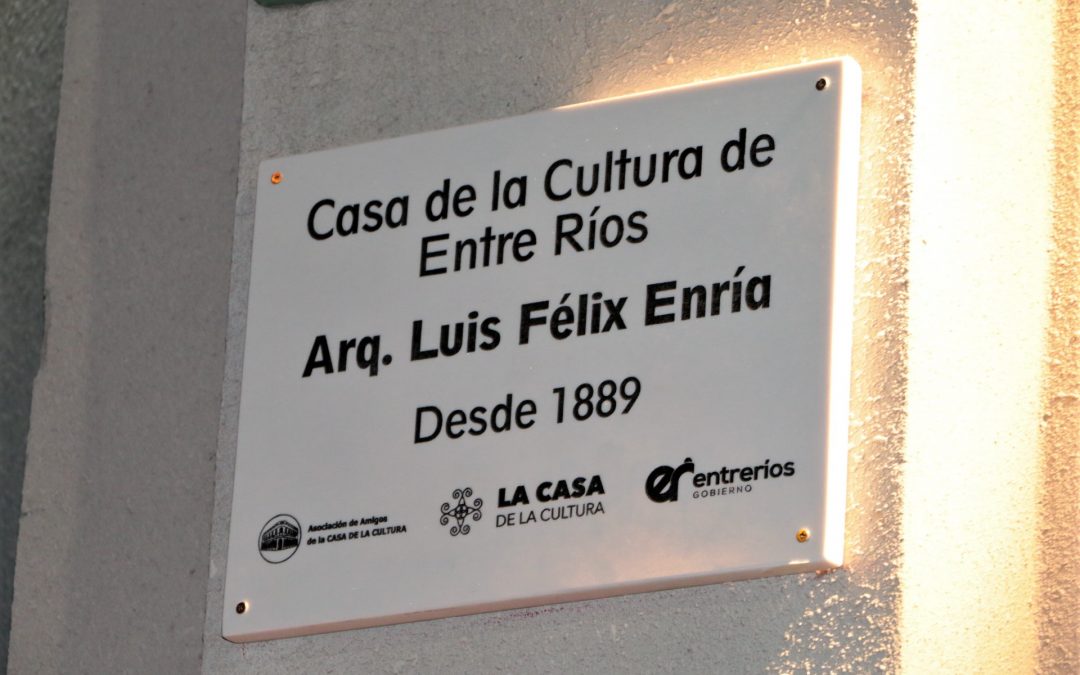 La Casa de la Cultura de Entre Ríos llevará el nombre del arquitecto patrimonialista Luis Félix Enría
