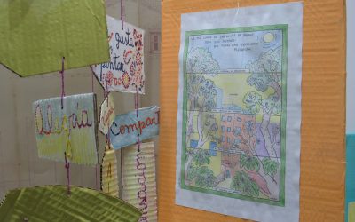 Personas mayores del Hospital de Día, exponen sus trabajos en el Museo Provincial Hogar Escuela Eva Perón
