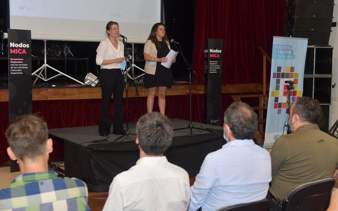 Con la presencia de Tristán Bauer se realizó la apertura de las jornadas del Nodo entrerriano del MICA 