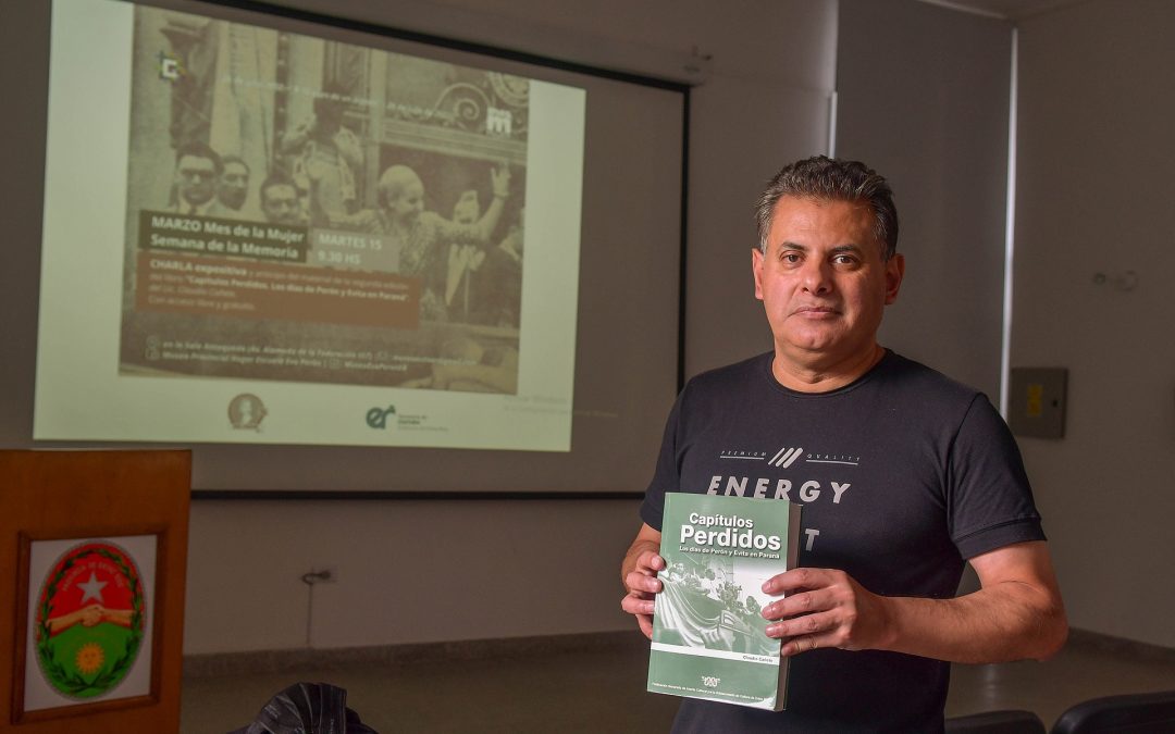 En el marco del Mes M se realizó una charla sobre el vínculo de Eva Perón con la ciudad Paraná 