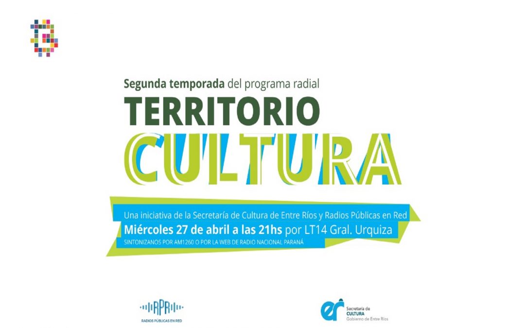 El programa radial “Territorio Cultura” iniciará a fines de abril
