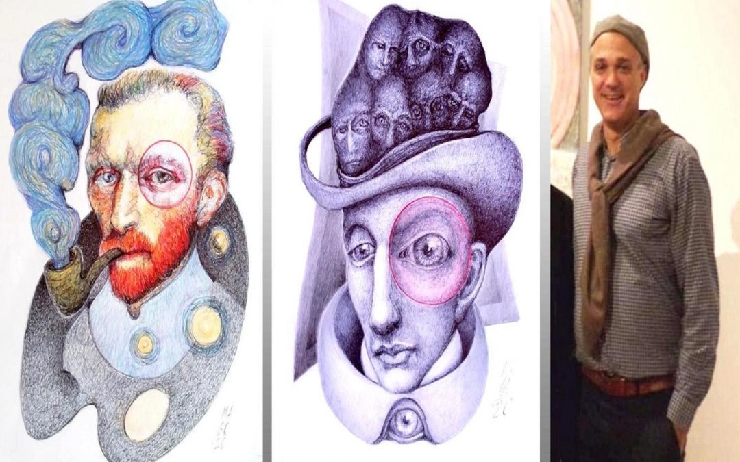 Se inaugura la muestra de dibujos del artista Marcelo Gonella en Concepción del Uruguay 