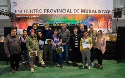 Aranguren: Se realizó la apertura al Primer Encuentro de Muralistas de Entre Ríos 
