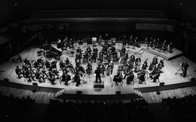 Ensamble de percusión de la Sinfónica de Entre Ríos en el Centro Provincial de Convenciones