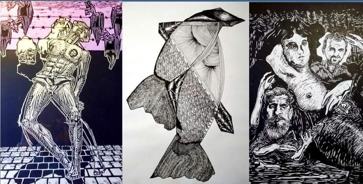 Los artistas Medrano, Crespo y Valdez realizarán muestra de dibujos y grabados en el Museo Provincial Artemio Alisio