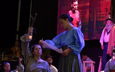 El espectáculo Romance de los Pueblos Libres llega al recinto de la Cámara de diputados y al Teatro 3 de Febrero