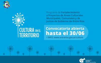 Cultura en el Territorio: un nuevo programa de la Secretaría de Cultura de la Provincia para el fortalecimiento a la cultura