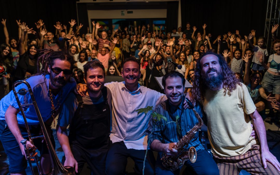 El quinteto Cuero al viento coronó el ciclo Jazz en la Casa