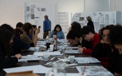 Se realizó un taller de dibujo en el Centro Experimental de Arte Contemporáneo AURA