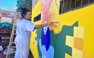 El Encuentro Entrerriano de Muralismo tuvo gran participación de artistas y vecinos