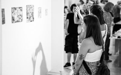 La feria de arte gráfico e ilustración en AURA tuvo una alta convocatoria de público