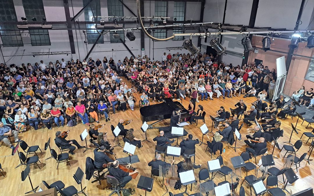 Más de 400 personas disfrutaron de la Sinfónica de Entre Ríos en La Vieja Usina