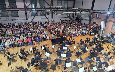 Más de 400 personas disfrutaron de la Sinfónica de Entre Ríos en La Vieja Usina