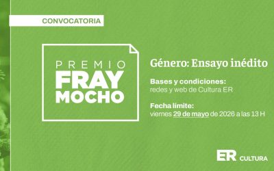 Continúa la convocatoria para participar del Premio Literario Fray Mocho en el género Ensayo inédito