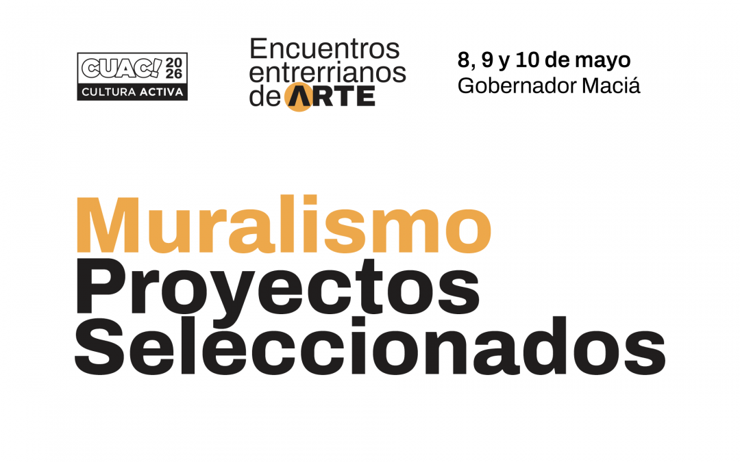 Difundieron los bocetos seleccionados para el 4° Encuentro Provincial de Muralismo