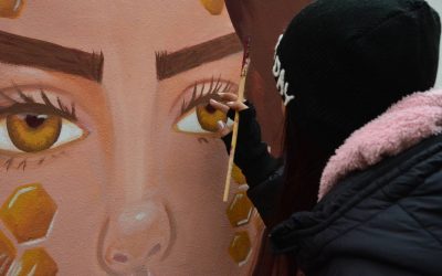 El Encuentro Provincial de Muralismo tuvo color, identidad y arte entrerriano en las calles de Maciá
