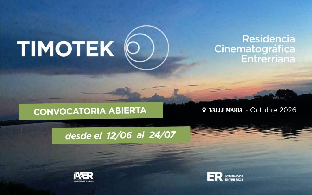 Convocatoria abierta para participar de una Residencia de Guión y Desarrollo de Proyectos Audiovisuales de Entre Ríos 