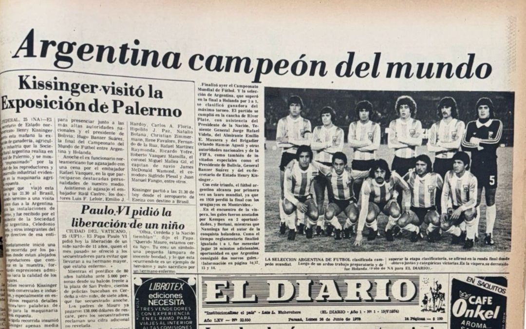 Invitan a una muestra sobre la historia de Argentina en los mundiales de fútbol