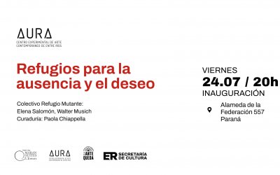 Inauguran una nueva exposición de arte contemporáneo entrerriano en AURA
