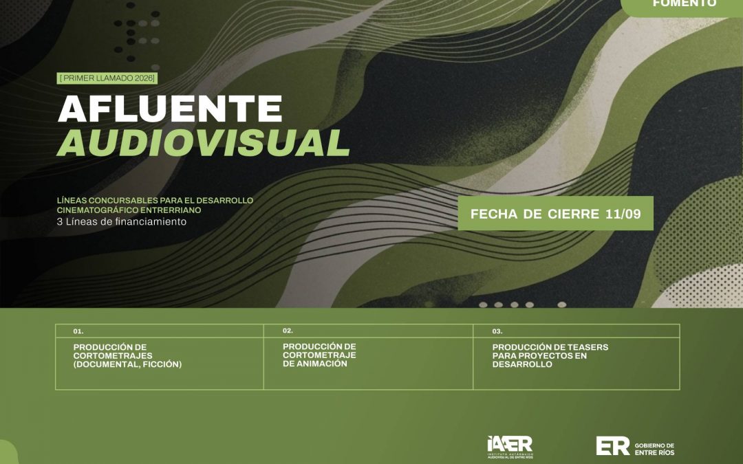 Lanzan tres líneas concursables para el desarrollo cinematográfico entrerriano