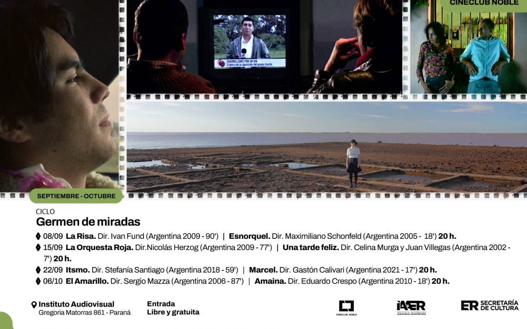 En septiembre comienza una nueva programación del Cineclub Noble 