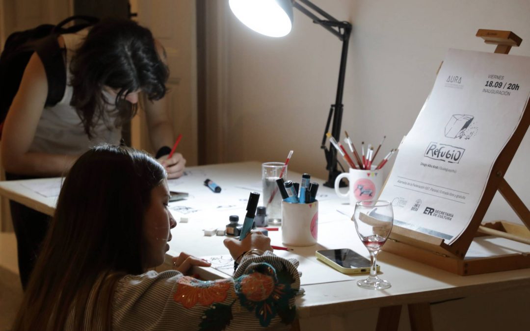 Invitan a dos actividades sobre arte, comunicación y dibujo en AURA