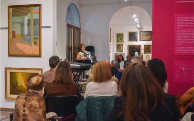 Marcia Müller y Silvia Teijeira presentaron música y poesía en el Museo Provincial de Bellas Artes
