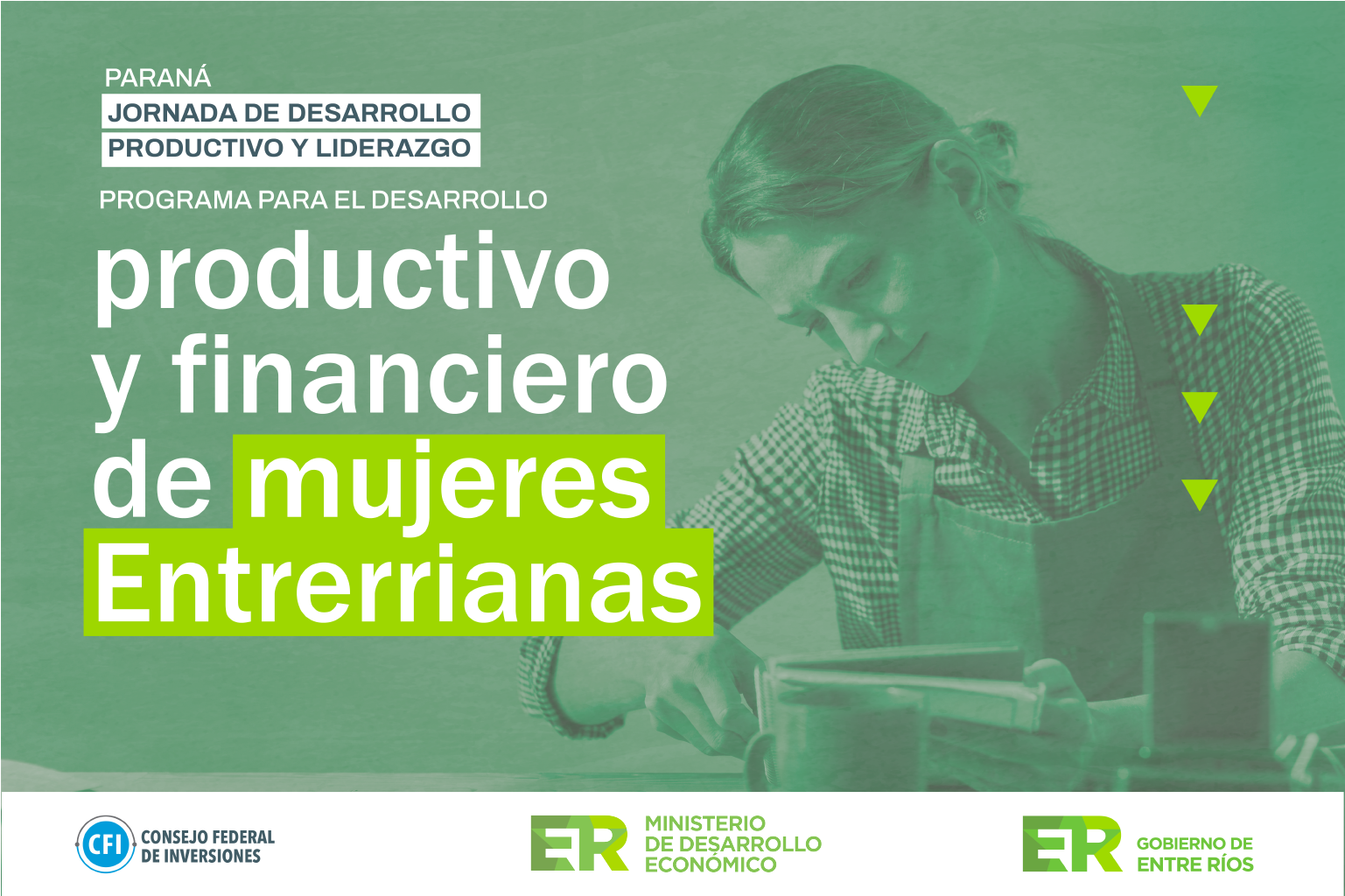 Invitan a una jornada de Desarrollo Productivo y Liderazgo para Mujeres Entrerrianas