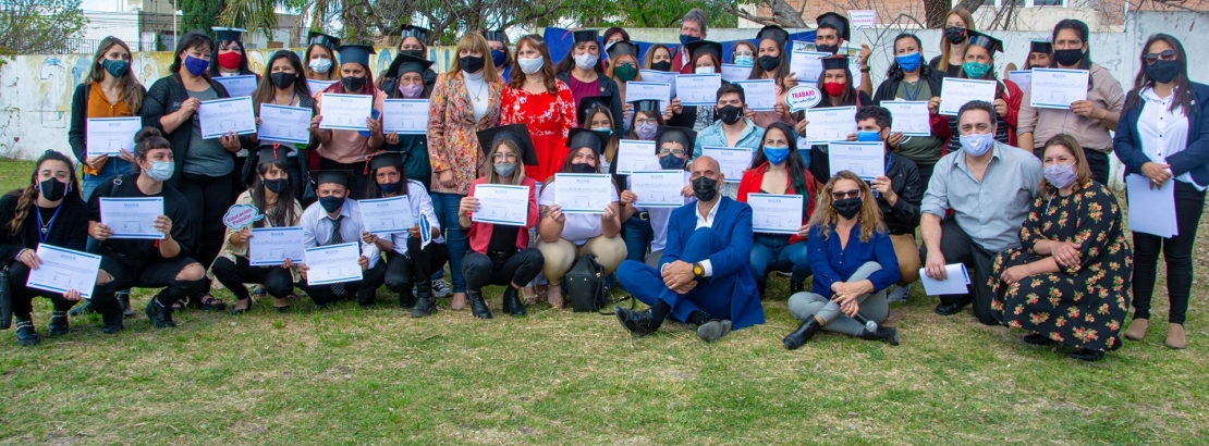 Reconocieron a 40 alumnos de la Diplomatura en Polticas de Cuidados Comunitarios en las Infancias