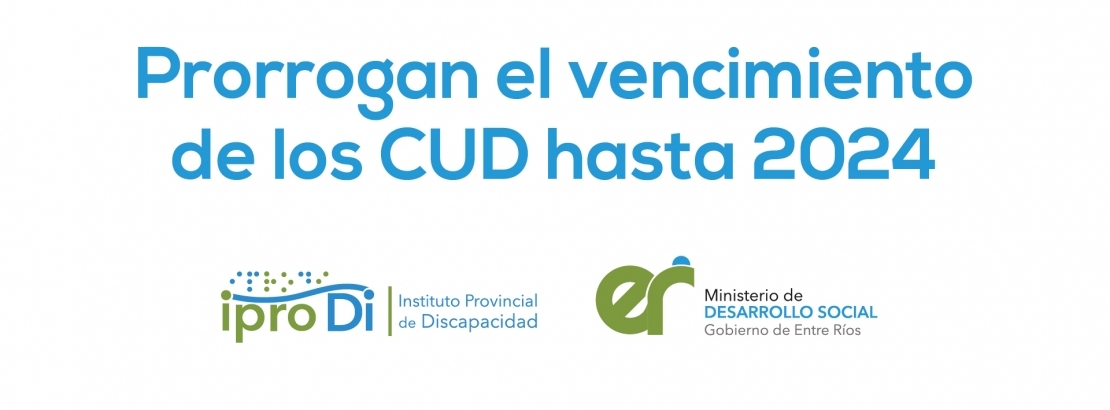 Imagen de El Iprodi informó que se prorrogan los CUD con vencimiento en 2022 y 2023