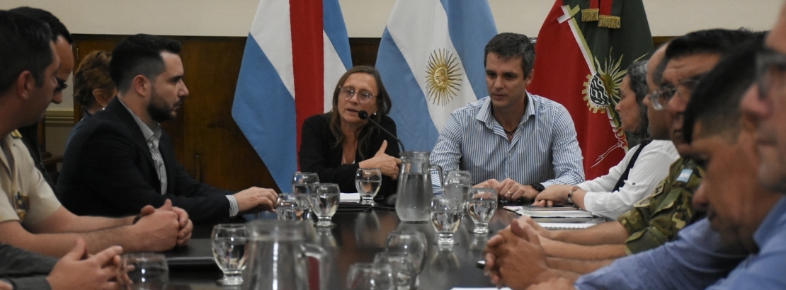 El gobierno monitoreó en Colón y Concordia la asistencia y apoyo para familias afectadas por la crecida del Uruguay