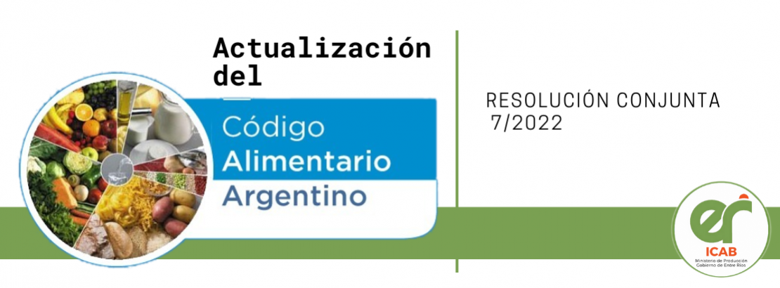 Actualización del Código Alimentario Argentino