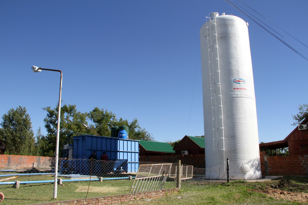 Se evaluó el funcionamiento de la nueva planta de agua y cisterna de Piedras Blancas