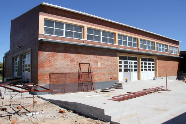 La obra del nuevo edificio de la Secundaria 19 de Chajarí se encuentra al 90 por ciento