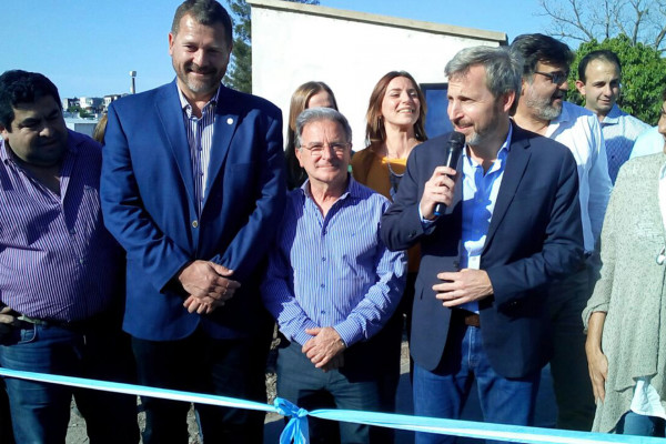 Quedaron inauguradas las obras de restauración de la defensa sur de Concordia
