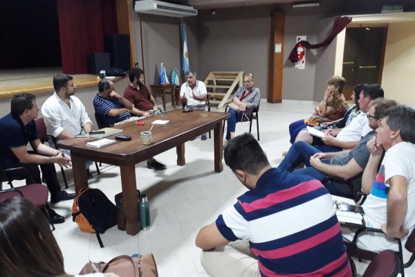 Se articulan programas de desarrollo para el departamento Federal