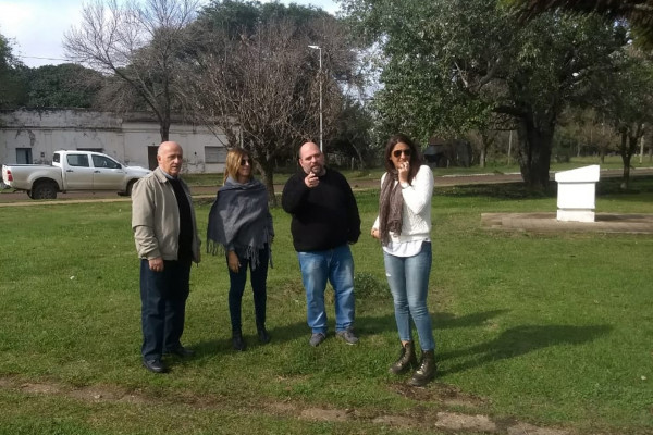 Se realizan obras en la junta de gobierno de Ingeniero Sajaroff