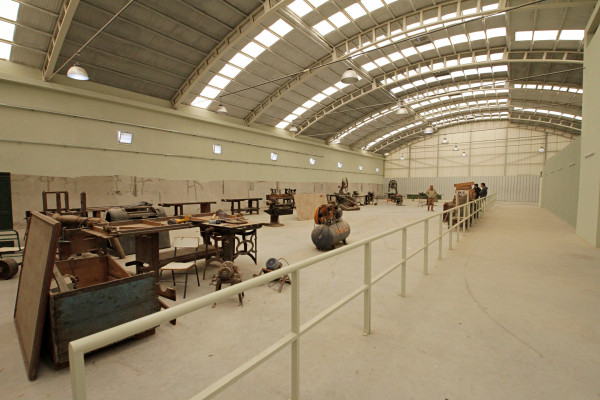 Avanzan las obras en el Taller industrial Manuel Pacífico Antequeda