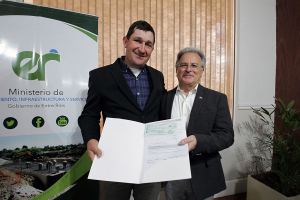 Cinco juntas de gobierno recibieron fondos para obras del Programa Juntas Sostenibles
